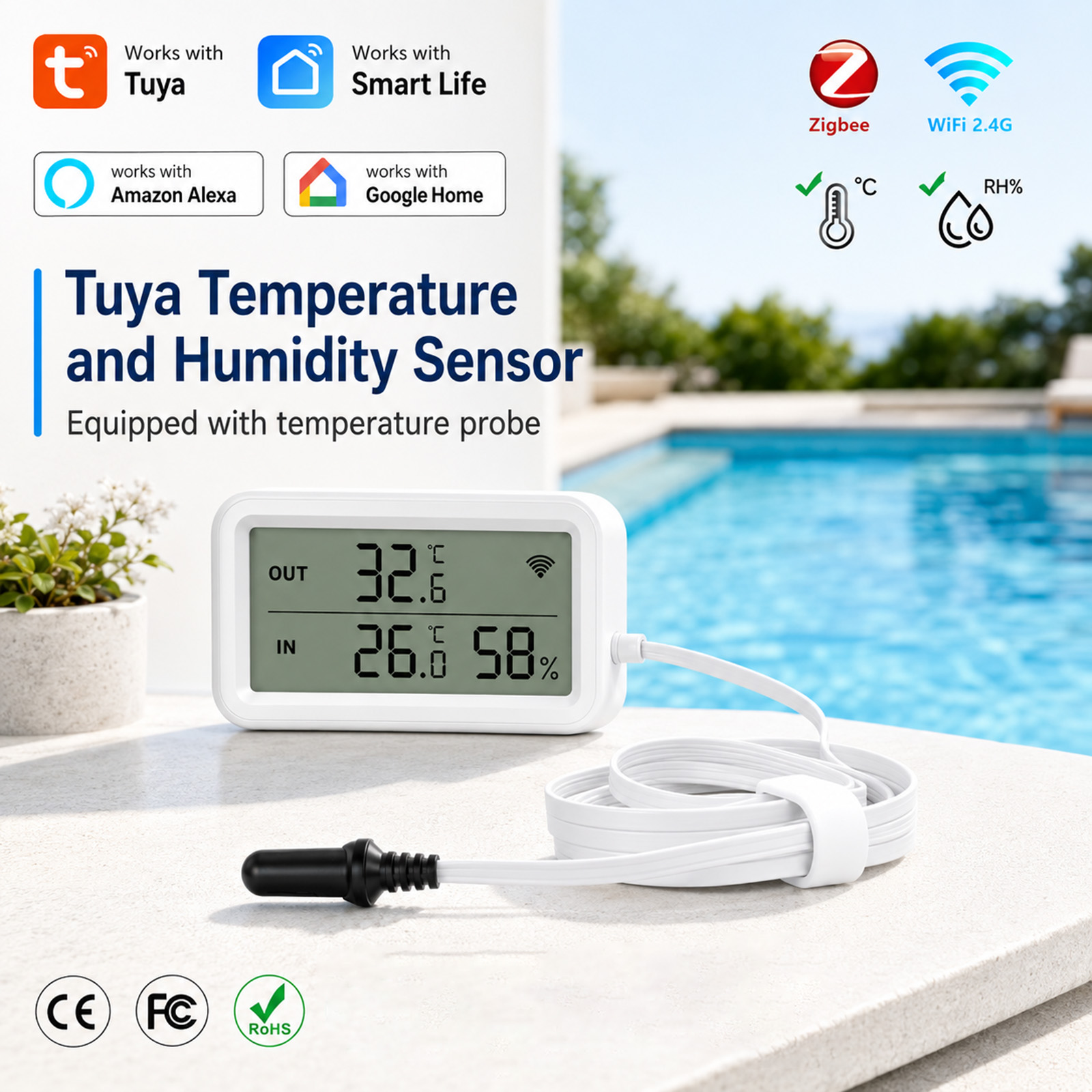 Temperature Humidity Sensor - Sensor de Temperatura e Umidade Externo