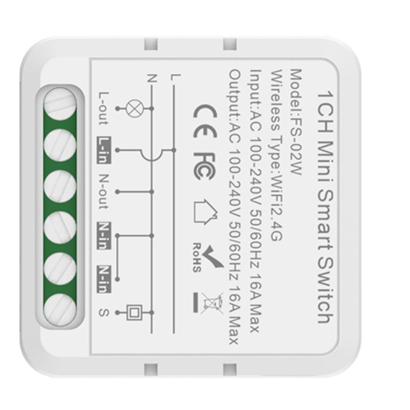 Home Automation Diy Projects - Interruptor Inteligente Wi-Fi ABJI-Tuya para Alexa,