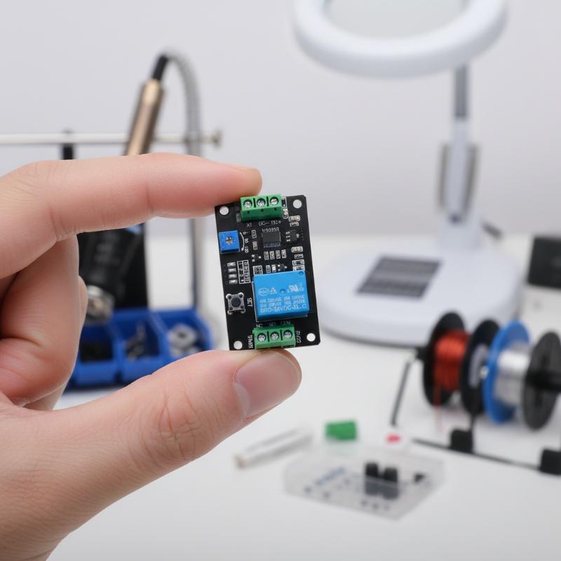 Home Automation Industry - Relé Temporizador de Atraso com Auto-Bloqueio,