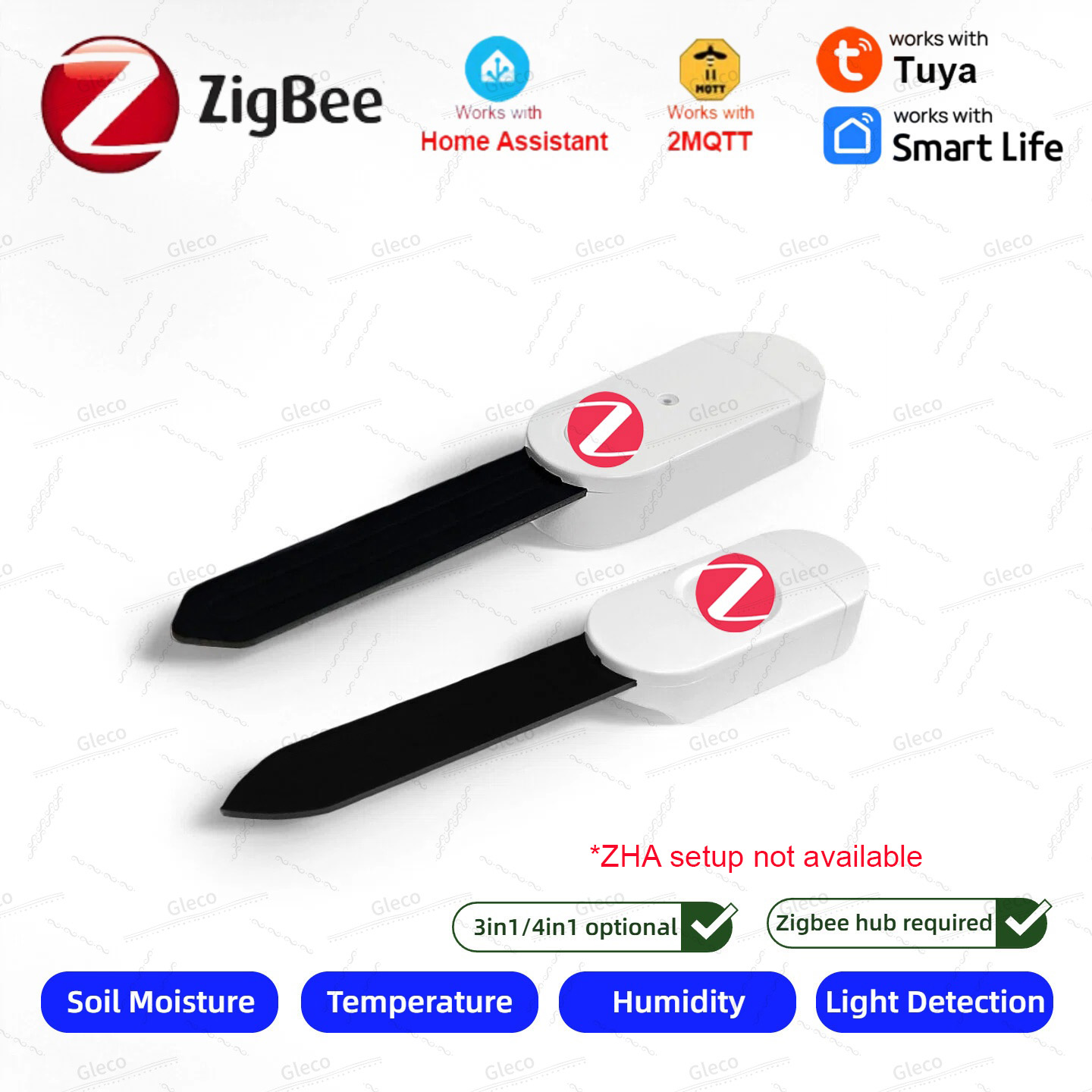 Home Automation Ideas - Sensor de Umidade do Solo Zigbee,