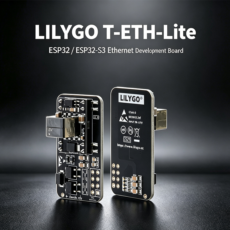 Ethernet Module W5500 - Placa de Desenvolvimento LILYGO T-ETH-Lite, ESP32/ESP32-S3,