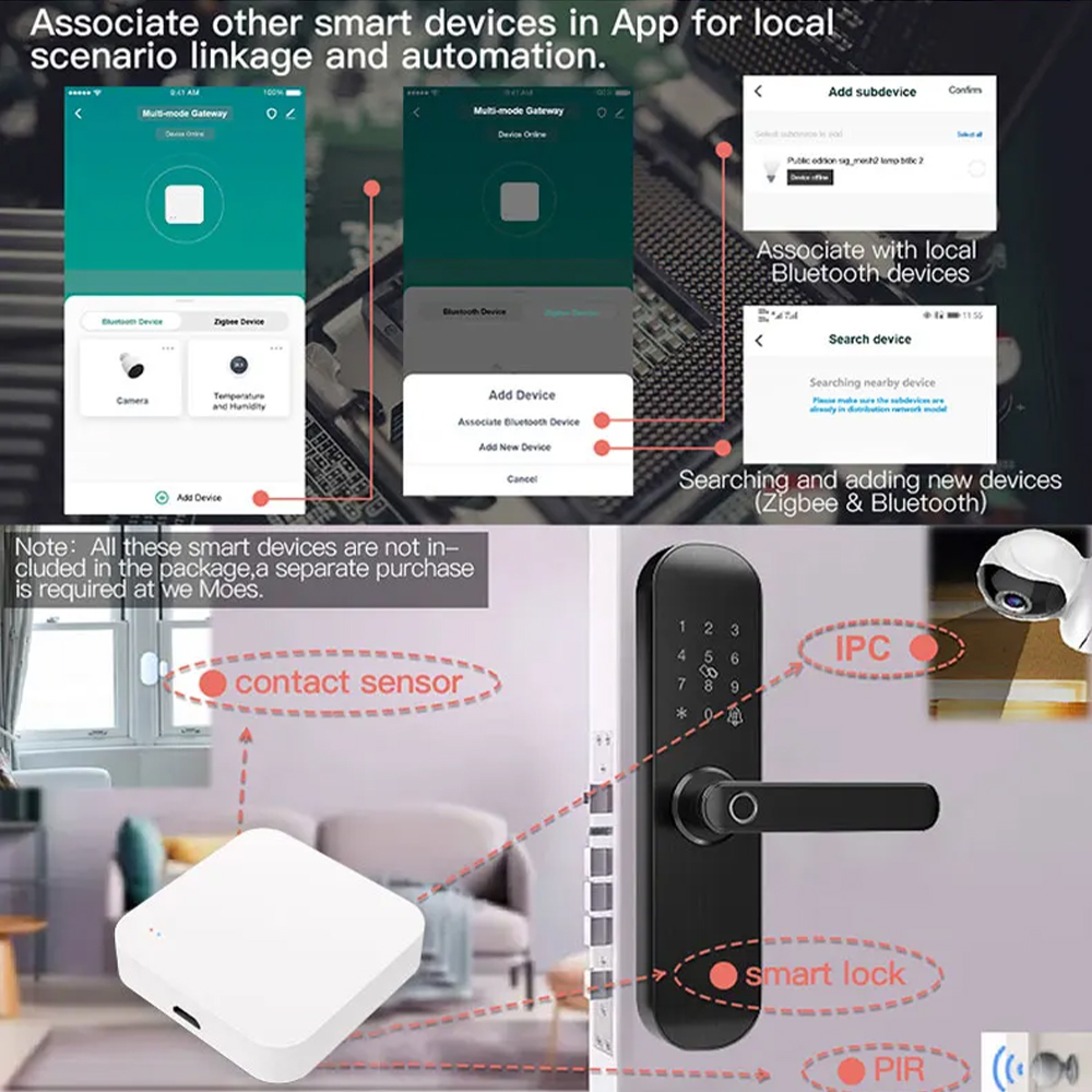 Tuya zigbee bluetooth multi-mo - Home Automation Ideas avaliação e preço