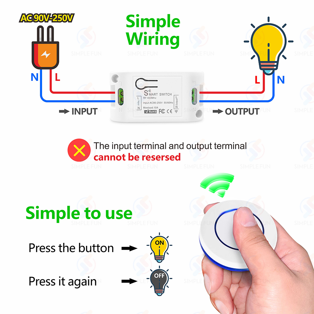Interruptor de controle remoto - Sonoff Basic Switch avaliação e preço