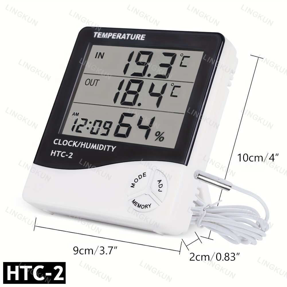 Lcd digital termômetro higrôme - Home Automation Industry avaliação e preço