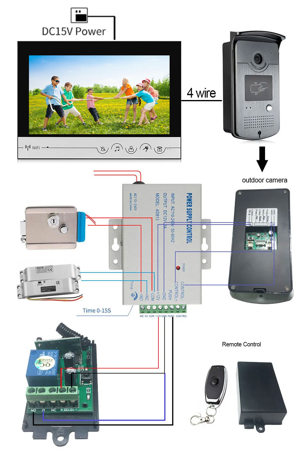 Tuya-Sistema de Controle de Ac - Smart Doorbell Wired avaliação e preço