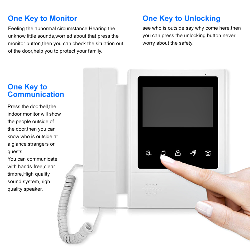 Sistema De Intercomunicador De - Smart Doorbell Wired avaliação e preço
