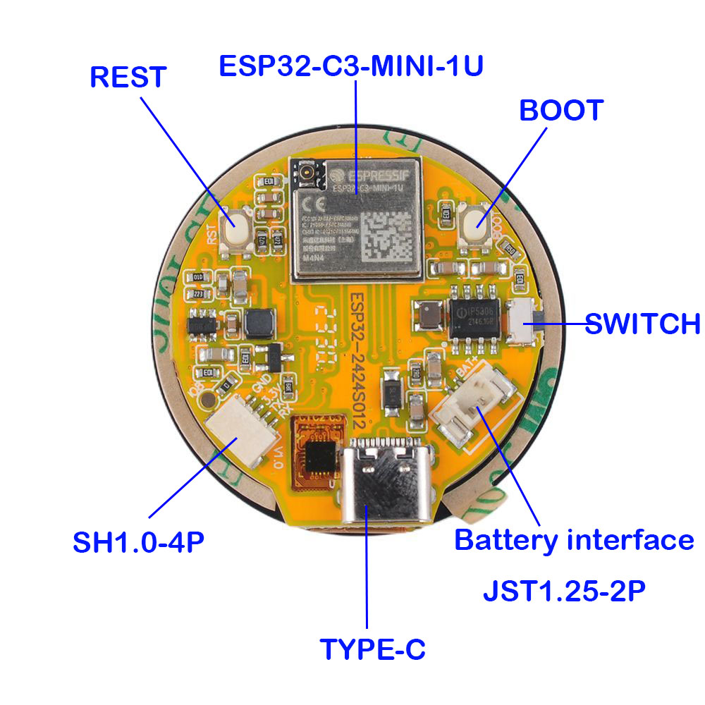 Esp32 display 1.28 polegadas E - Home Automation Industry avaliação e preço