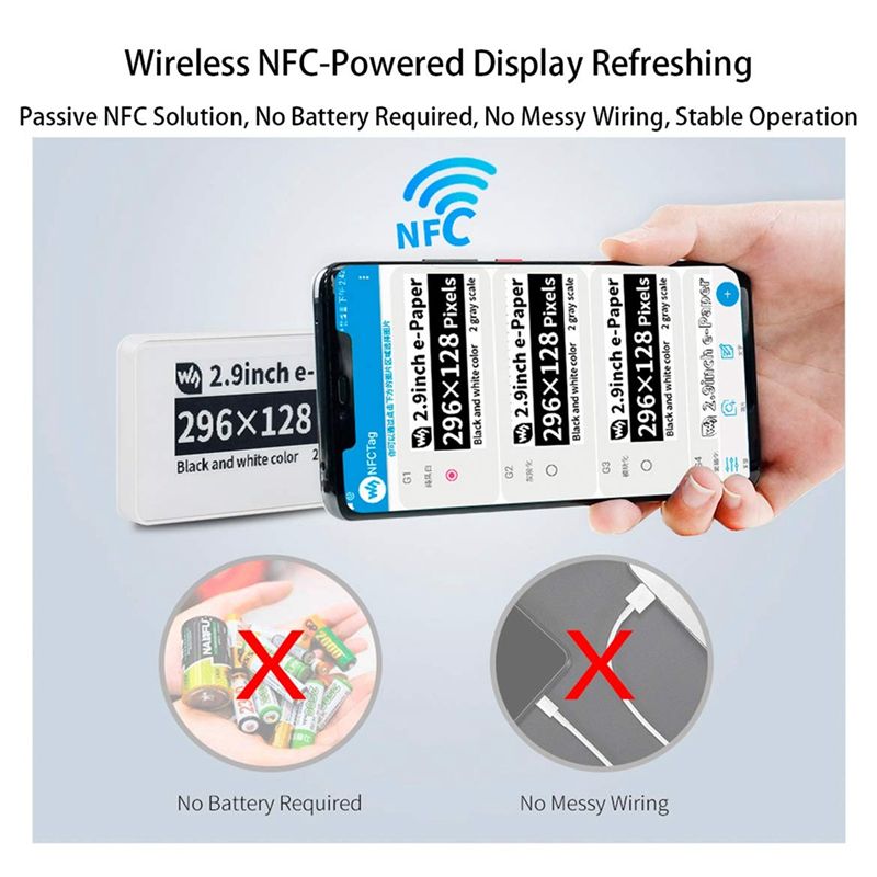 Módulo de Tela E-Ink Sem Fio d - Display Epaper 2.9 avaliação e preço