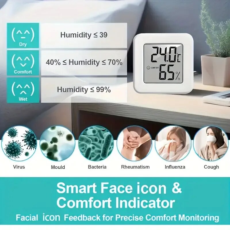 Higrômetro Digital, Termômetro - Temperature Humidity Sensor avaliação e preço