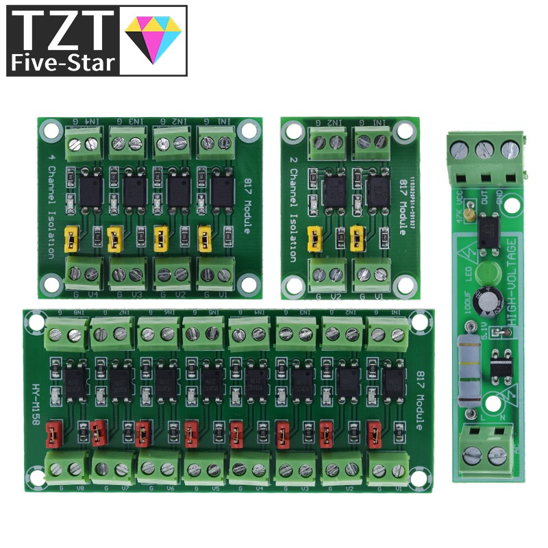 Pc817 1 2 4 8 canais optoacopl - Relay 8 Channel Board avaliação e preço