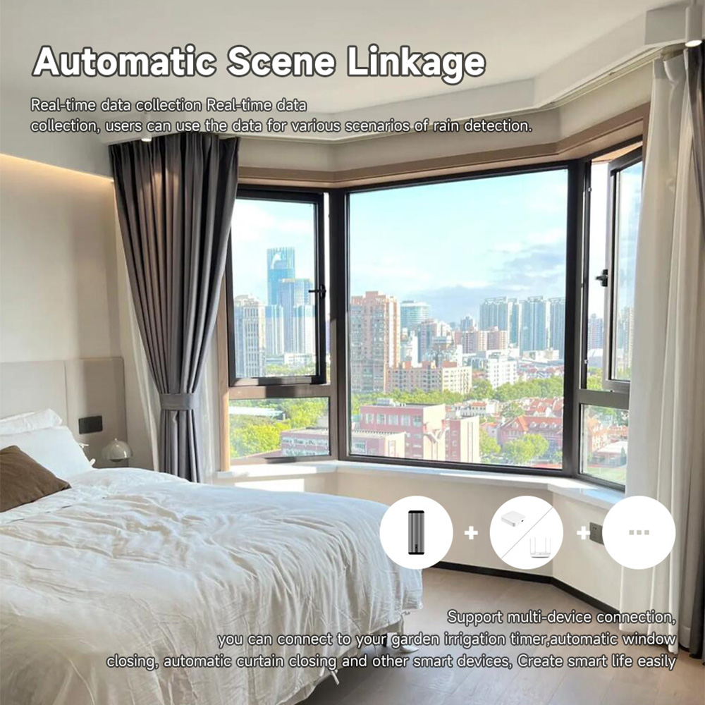 Tuya zigbee sensor de chuva tu - Home Automation Ideas avaliação e preço