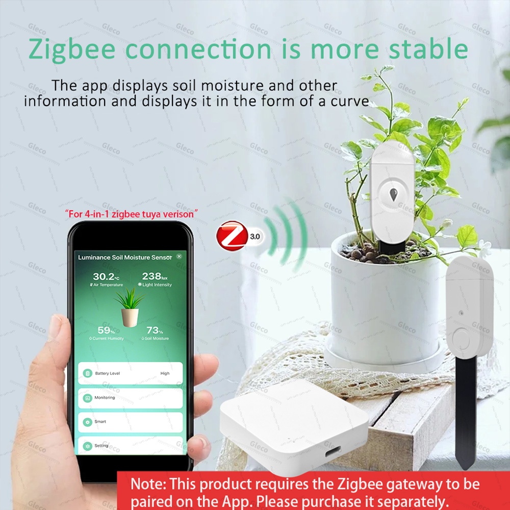 Sensor de Umidade do Solo Zigb - Home Automation Ideas avaliação e preço