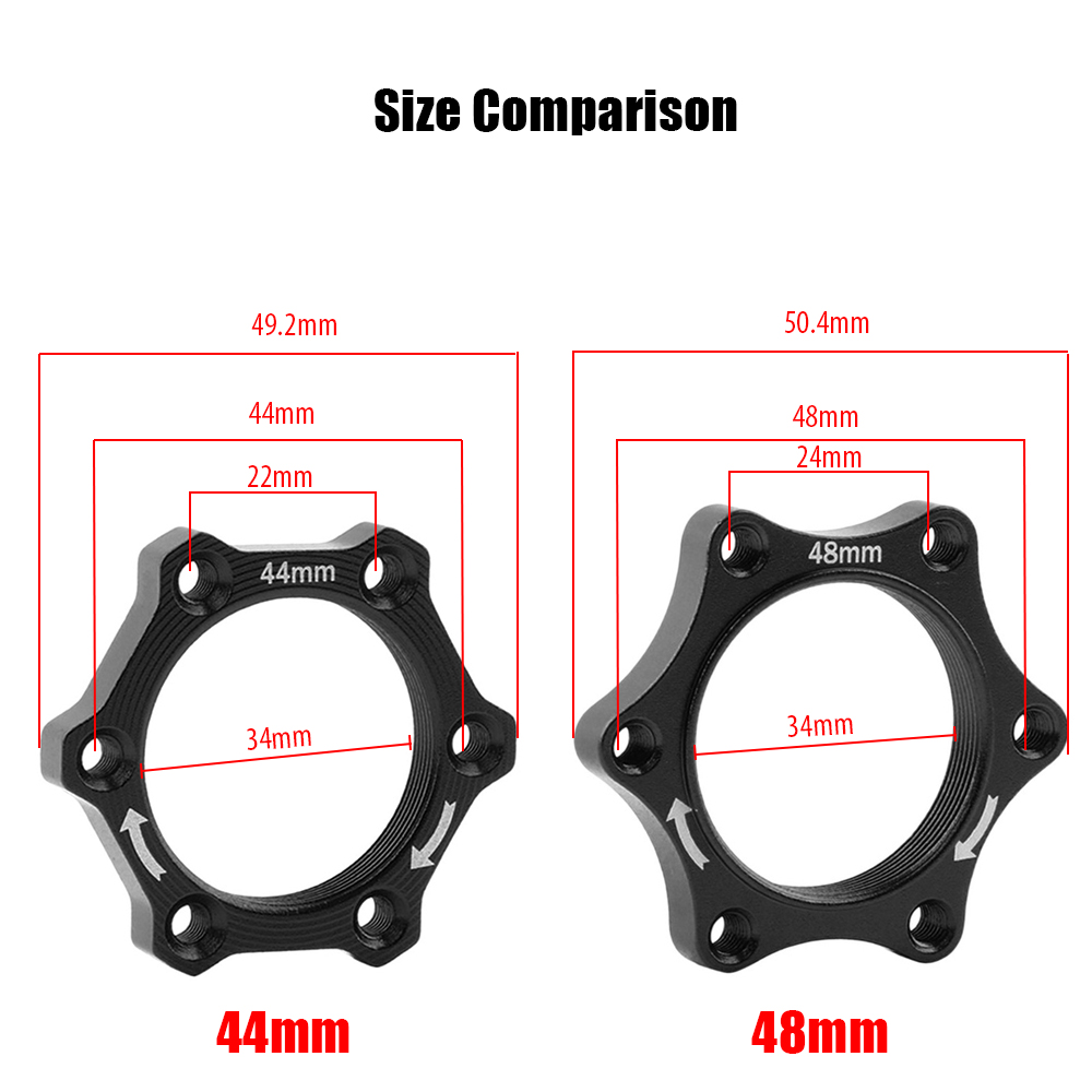 2 pçs bicicleta 44mm 48mm roda - Matter Hub Thread avaliação e preço