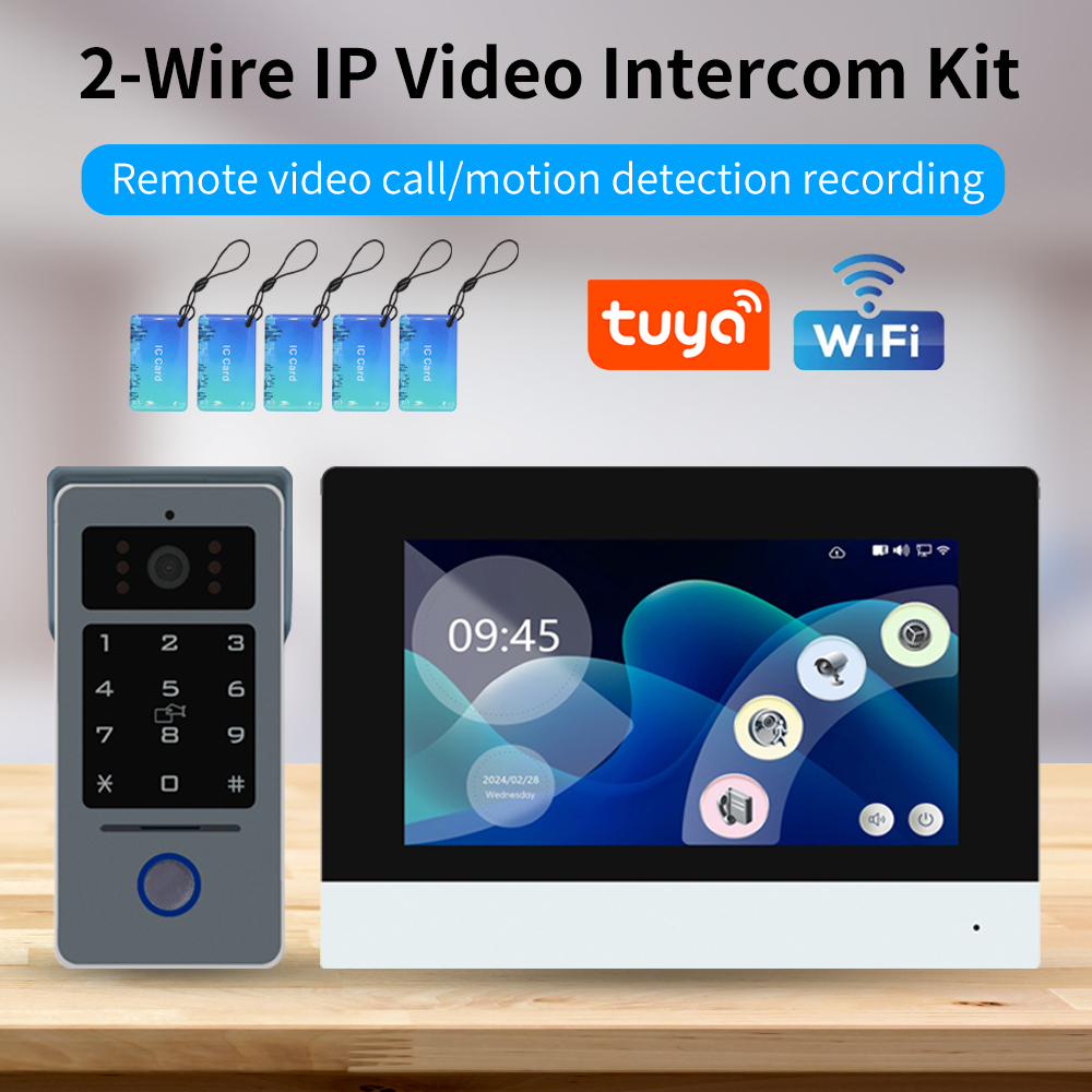 Tuya wifi 7/10 Polegada kits d - Smart Doorbell Wired avaliação e preço