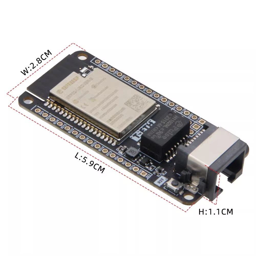 Placa de Desenvolvimento LILYG - Ethernet Module W5500 avaliação e preço
